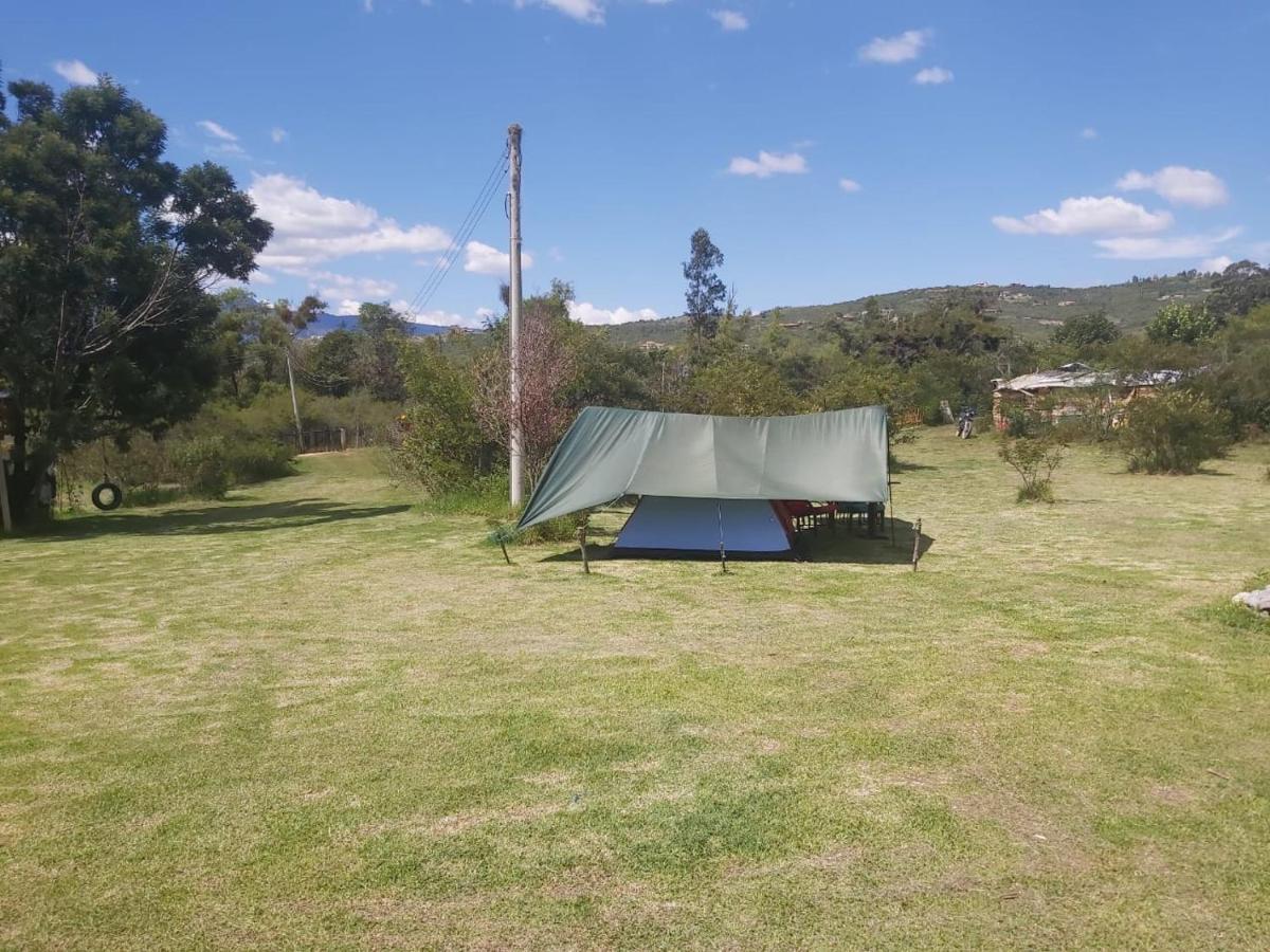 ビージャ・デ・レイバ Hospedaje Y Zona De Camping Pistachoゲストハウス エクステリア 写真